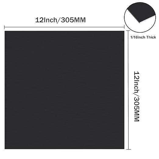 Anodized Aluminum Sheet Metal 12 x 12 x 1/16 Inch Black Anodized Aluminum Metal - Image 3