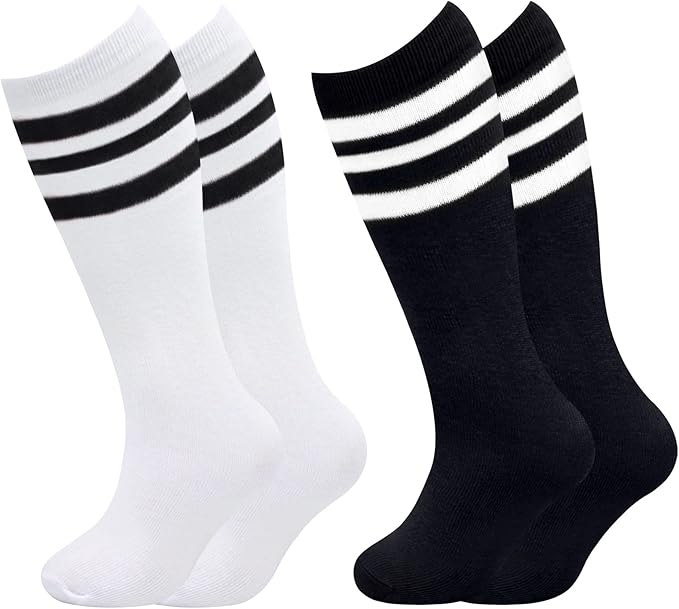 qikqik Toddler Soccer Socks Kids Soccer Socks Boys Baseball Sock Youth Football Sock Girls Softball Accessories Team Sports