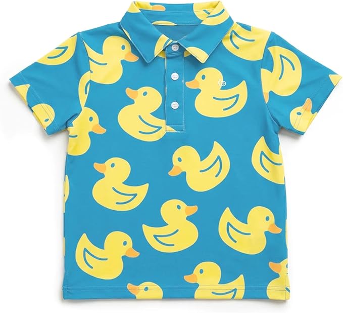 Tipsy Elves Kids and Toddlers Golf Shirts - Athletic Comfort Fit with Quick Dry Material