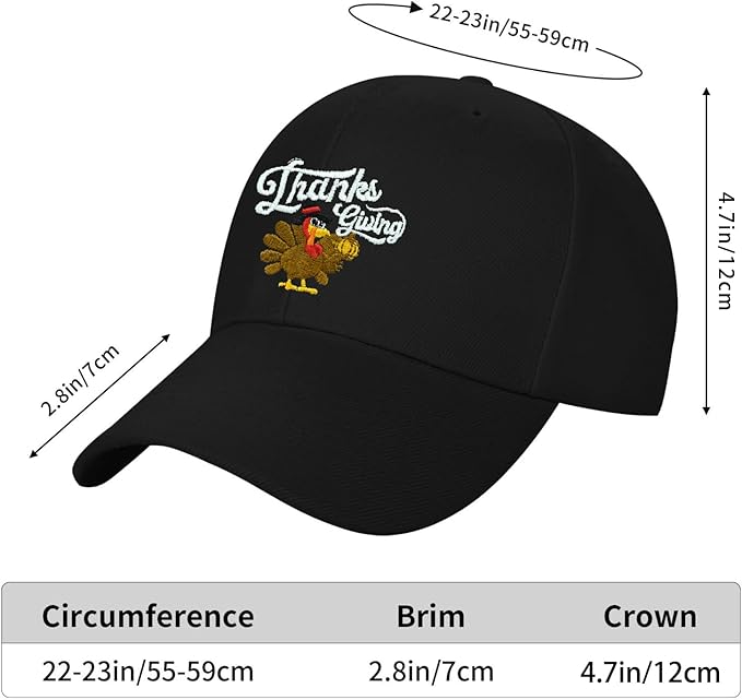 Embroidered Baseball Cap for Women Men Adjustable Baseball Hat Black Baseball Cap Trucker Hat