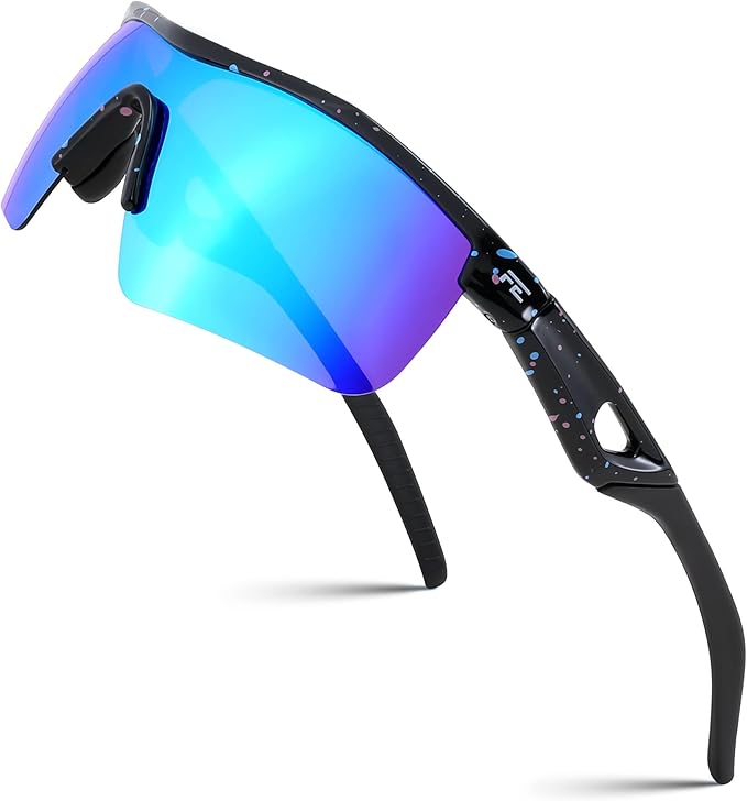 FEISEDY Kids Teens Baseball Polarized Sunglasses Sports TR90 Frame Boys Girls Cycling B2454