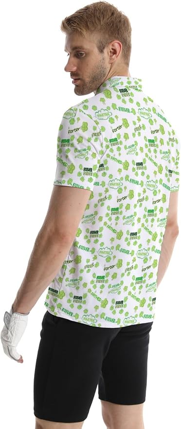 Mens Golf Shirts Golf Polo Shirts for Men Short Sleeve Polo Shirts Golf Gifts