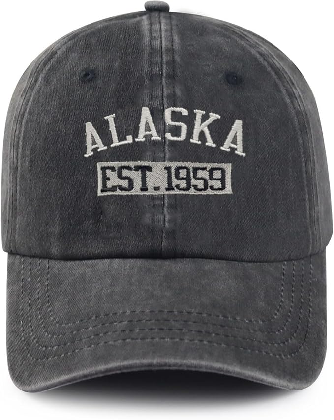 YISHOW Embroidered Bassball Cap Vintage Men and Women Embroidered Hat