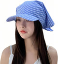 Women’s Plaid Bandana Baseball Cap – Y2K Adjustable Checkered Hat, Casual Streetwear Summer Fashion Visor Scarves