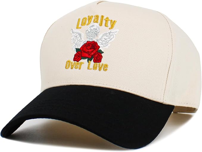 Rose Flowers Love Good Vibes Men Women Dad Hat Baseball Cap Adjustable Unisex