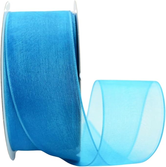 Ribbon Bazaar Sheer Organza Wired Ribbon by RibbonBazaar