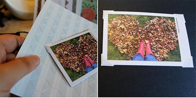 10 Sheet Photo Corners Self Adhesive PVC Paper Photo Foto Corner Stickers - Image 5