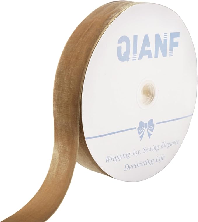 Velvet Ribbon, 1 1/2-Inch by 25-Yard Spool by QIANF