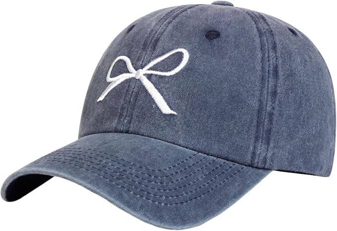 Bow-Tie Baseball Cap for Women Fashion Sun Hats for Women Trucker Hat Y2k Sun Cap Visor Cap Hiking Travel Trendy 2026