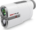 Golf Rangefinder with Slope, 1300 Yards Laser Range Finder Golf, 7.5X Magnification Flag Pole Locking Vibration Rechargeable Range Finders with Magnet Golf Accessories for Men Women Sightflag GF1