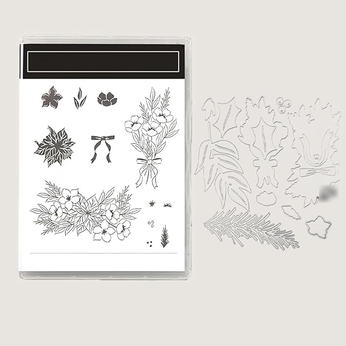 2025-2026 Stamps and Dies for Card Making, Stamps and Dies Set 2025 for by HITKUZ