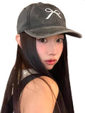 Bow-Tie Baseball Cap for Women Fashion Sun Hats for Women Trucker Hat Y2k Sun Cap Visor Cap Hiking Travel Trendy 2026
