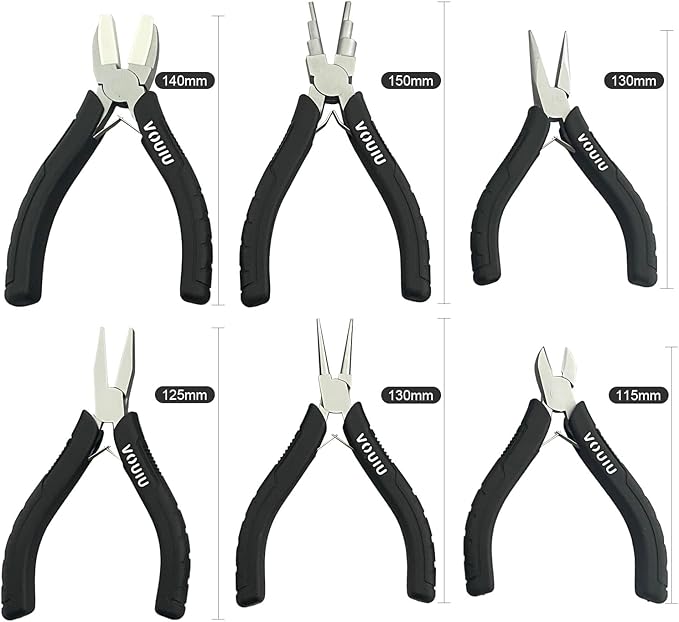 6-Piece Jewelry Pliers Set Jewelry Making Tools - Image 2