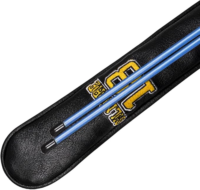 Golf Headcovers Happy Gilmore Golf Club Head Covers Advanced Embroidery Premium Leather Driver Headcover Fairway Wood Covers Hybrid Head Covers, Golf Mallet Blade Putter Cover