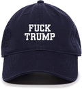 DSGN By DNA Fuck Trump Embroidered Baseball Cap Cotton Adjustable Dad Hat