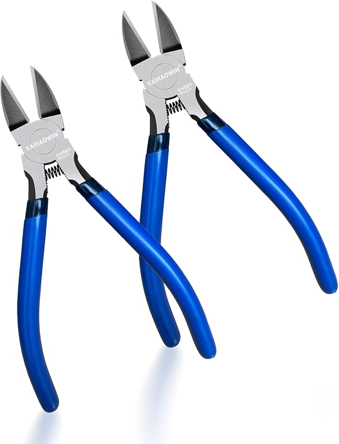 Wire Cutters 2 Pack KAIHAOWIN 6 Inch Wire Cutters Set Spring Loaded Wire Snips by KAIHAOPRODUCTSCATOLOG