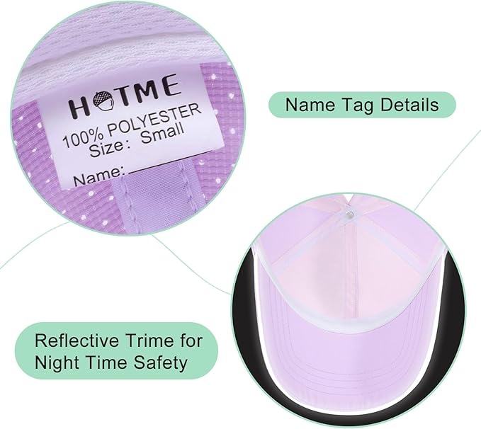 Girls Criss Cross Ponytail Hat Mesh Baseball Cap Kids Quick Dry Ponycap Hats Outdoor Summer Sports Hat Age 7-12