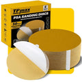 6-Inch 1000-Grit Gold PSA Sanding Discs, 30 Pack – Pro-Grade Self-Adhesive by TPmax