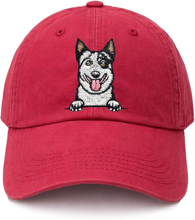 Pet Dog Lover Gifts,Embroidered Dog Baseball Hats for Men Women Dad Mom