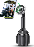 ICARMOUNT Golf Cart Phone Holder, Strong Magnetic Cup Holder Cell Phone Mount for iPhone 17 16 15 14 13 12, Golf Cart Accessories for EZGO/Club Car/Yamaha/Icon, Golfer Gifts for Men Women (MagSafe)