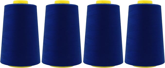 Mandala Crafts 4 Pack of Serger Threads Cones Spools by MandalaCrafts