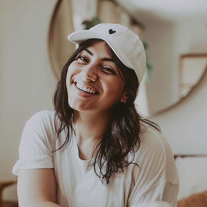 Atticus Poetry Hat, Embroidered Brushed Cotton Women’s Baseball Hat Unisex Fit, Adjustable One Size