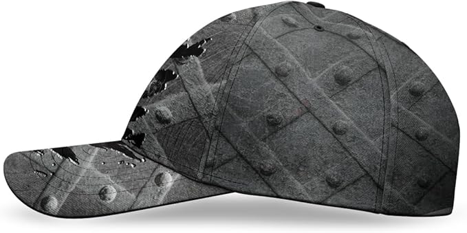 Baseball Cap for Men Women, Skull Cap for Men, Skeleton Gothic Horror Adjustable Strap Sports Soft Caps Outdoor
