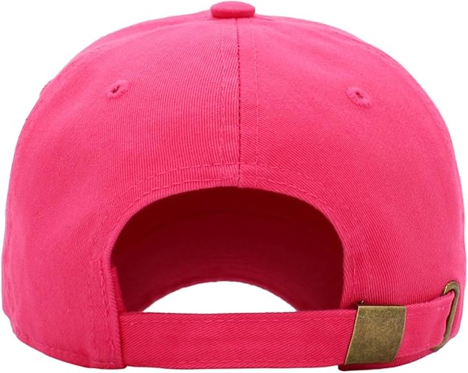 KBETHOS Classic Unisex Cotton Adjustable Low Crown Baseball Cap – Plain Dad Hat