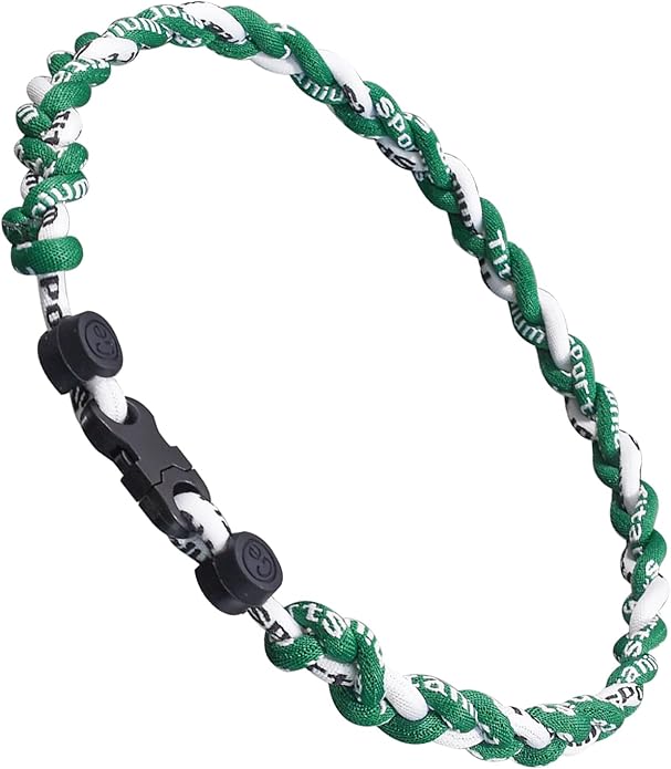 18inch Baseball Necklace,Fashion Tri-Braided Rope Tornado Necklace for Sports Fan