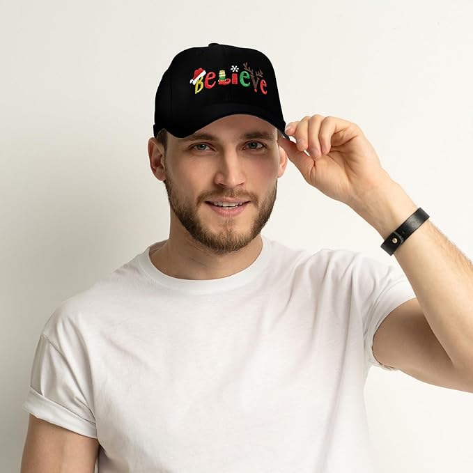 Embroidered Baseball Cap for Women Men Adjustable Baseball Hat Black Baseball Cap Trucker Hat