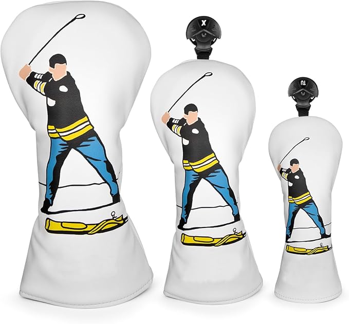 Barudan Golf Funny Golf Head Covers Premium Funny Driver Headcover, 3 Wood Headcover (Fairway Wood Head Cover), Hybrid Headcover fits for All Brand