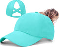ZTL Women's High Ponytail Baseball Cap Performance Running Hat Quick Dry Mesh Sports Cap Unstructured Dad Trucker Hats