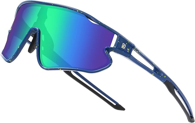 DUCO Kids Sunglasses Youth Baseball Sun Glasses Lightweight TR90 Frame UV400 Sports Cycling Shades for Boys Girls DK268