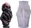 Skull Hand Ghost Cylinder Molds Silicone Wave Spiral Candle Mold by EVERELAMSiliconeMolds
