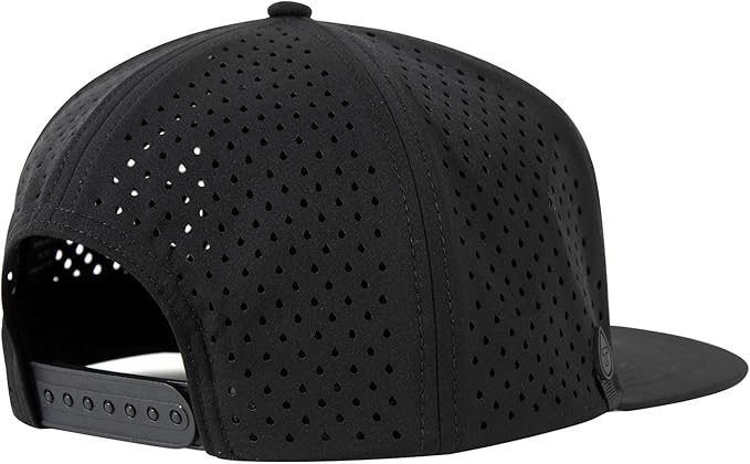 UVCoolix™ Cooling Sweatband Flat Bill Golf Baseball Cap,Breathable Sun Protection,Water-Resistant Snapback Performance Hat