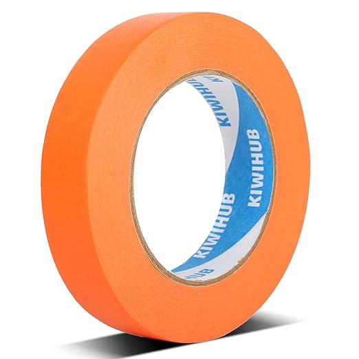 Orange Painters Tape, 1 inch x 60 Yards by KIWIHUB