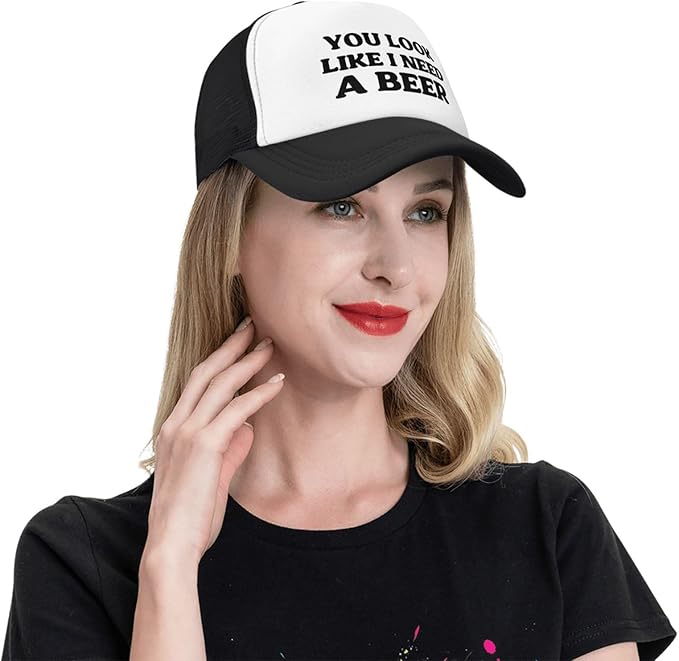 Funny Trucker Hat Funny Gag Gifts Snapback Hat for Adult Humor Fishing Cap Adjustable Mesh Sport Baseball Caps for Women Men