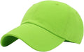 KBETHOS Classic Unisex Cotton Adjustable Low Crown Baseball Cap – Plain Dad Hat