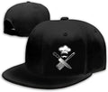 Skateboard Hat Snapback Hats for Men Flat Bill Hats for Boy Adjustable Baseball Cap for Teens Hip Hop Sports