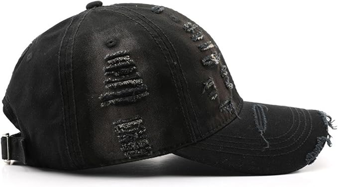 Trendy Original Washed Distressed Unstructured Baseball Cap Denim Cotton Soft Caps Adjustable Vintage Dad Hats Unisex