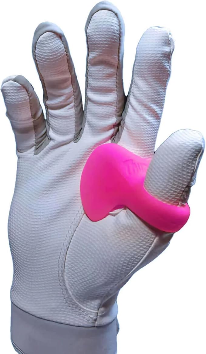 ThumbPRO Baseball Thumb Guard - Batting Aid & Grip Enhancer - Reduces Sting, Improves Swing - for Baseball & Softball - All Levels, Left/Right Hand - 3 Sizes
