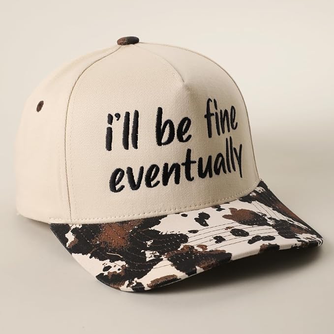 MIRMARU Two-Tone Vintage Canvas Trucker Hats for Men & Women, Adjustable Size Baseball Caps with Trendy Embroidered Design
