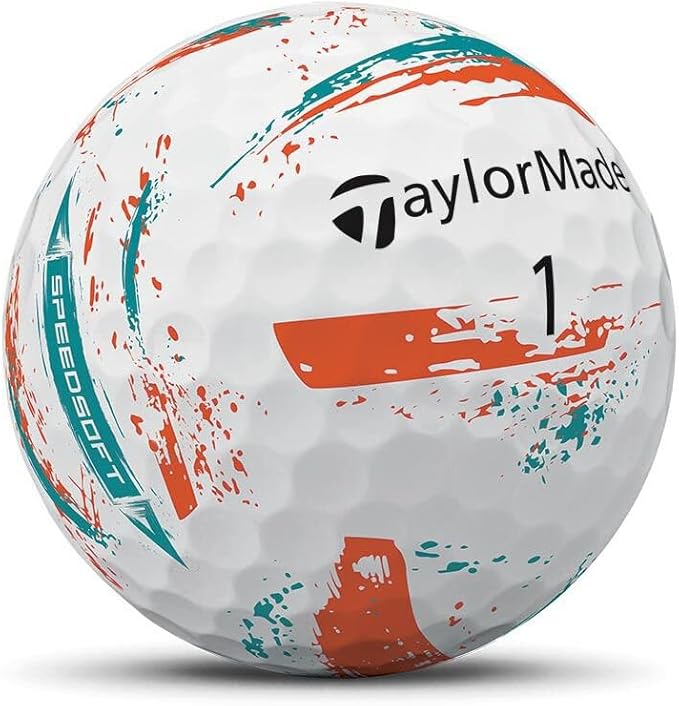 TaylorMade Golf Speed Soft Ink NFL Golf Balls