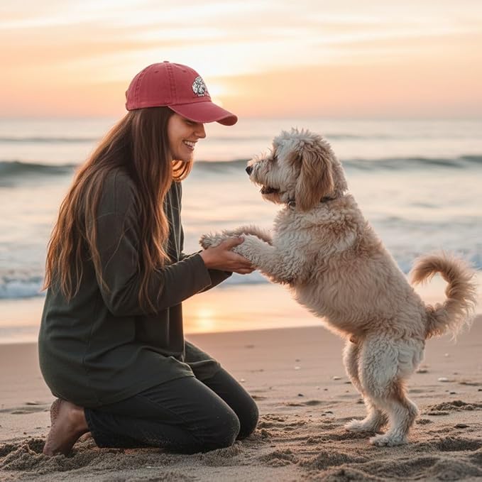 Pet Dog Lover Gifts,Embroidered Dog Baseball Hats for Men Women Dad Mom