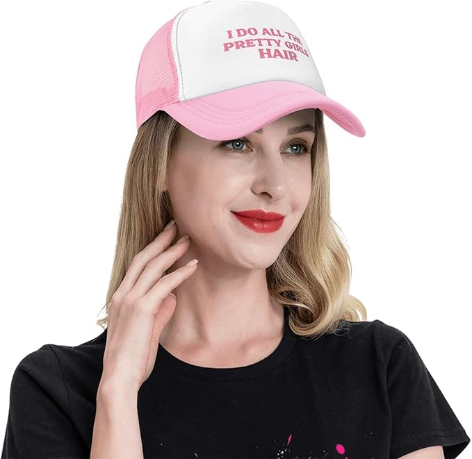 Funny Trucker Hat Funny Gag Gifts Snapback Hat for Adult Humor Fishing Cap Adjustable Mesh Sport Baseball Caps for Women Men