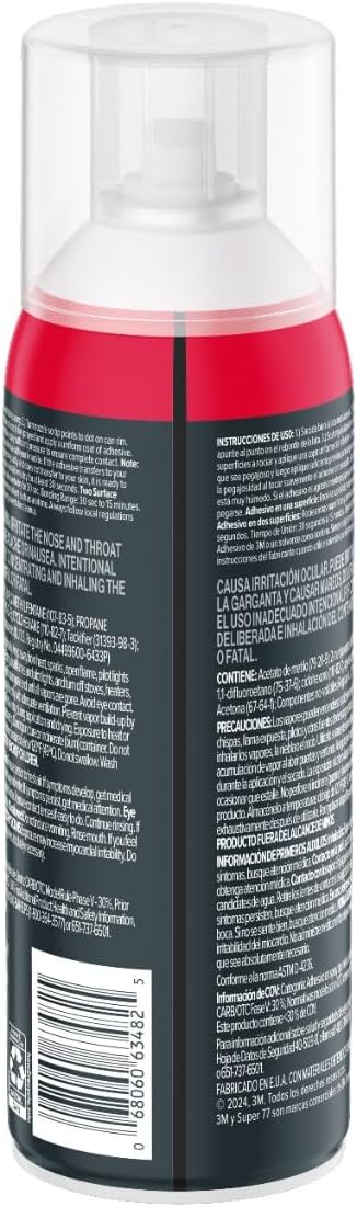 3M Super 77 Multi-Surface Spray Adhesive, 7.35 oz., Low VOC, Quick Bond - Image 5