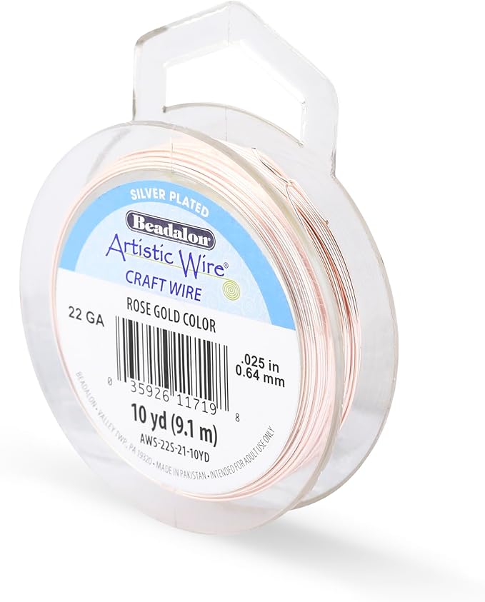 Artistic Wire, 22 Gauge Silver Plated Tarnish Resistant Colored Copper Craft by ArtisticWire