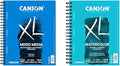 Canson XL Series Mixed Media and Watercolor Paper Pads, 9x12 in 60 Sheets and by Canson