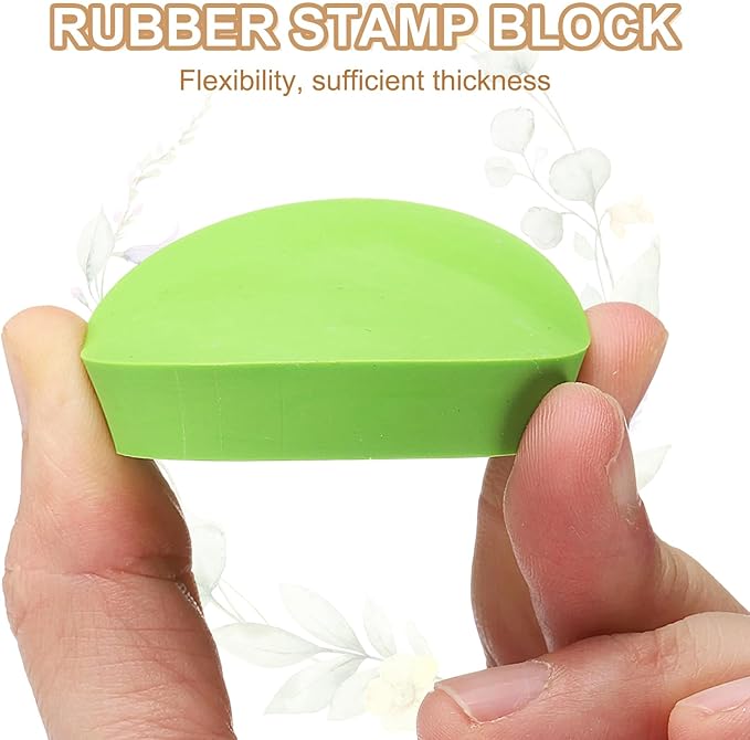 PATIKIL 24Pcs 2" Rubber Carving Blocks, Soft Linoleum Art Carving Block Round - Image 4