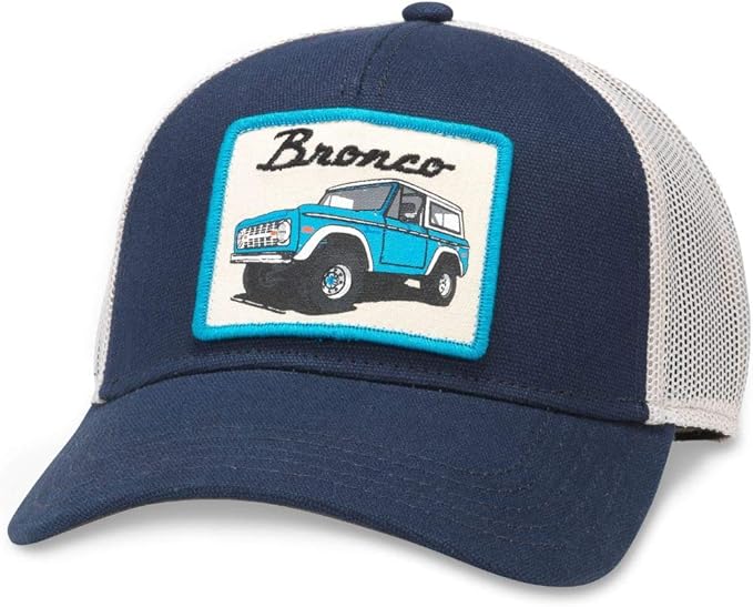 AMERICAN NEEDLE Ford Bronco Patch Unisex Adjustable Snapback Baseball Hat
